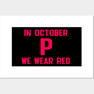 Philadelphia In october we wear red Posters and Art